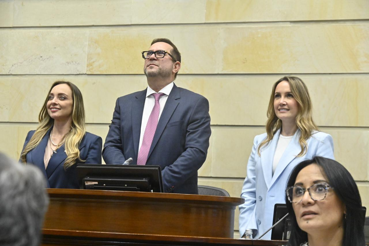 Presidente del Senado Lidio García Turbay.